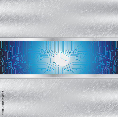 technology abstract background - vector illustration