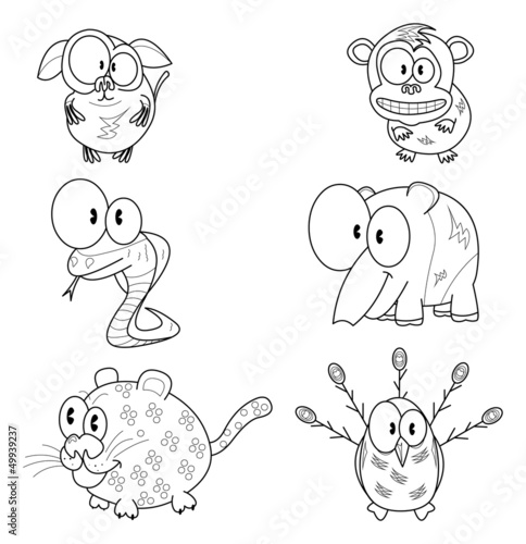 Cartoon animals