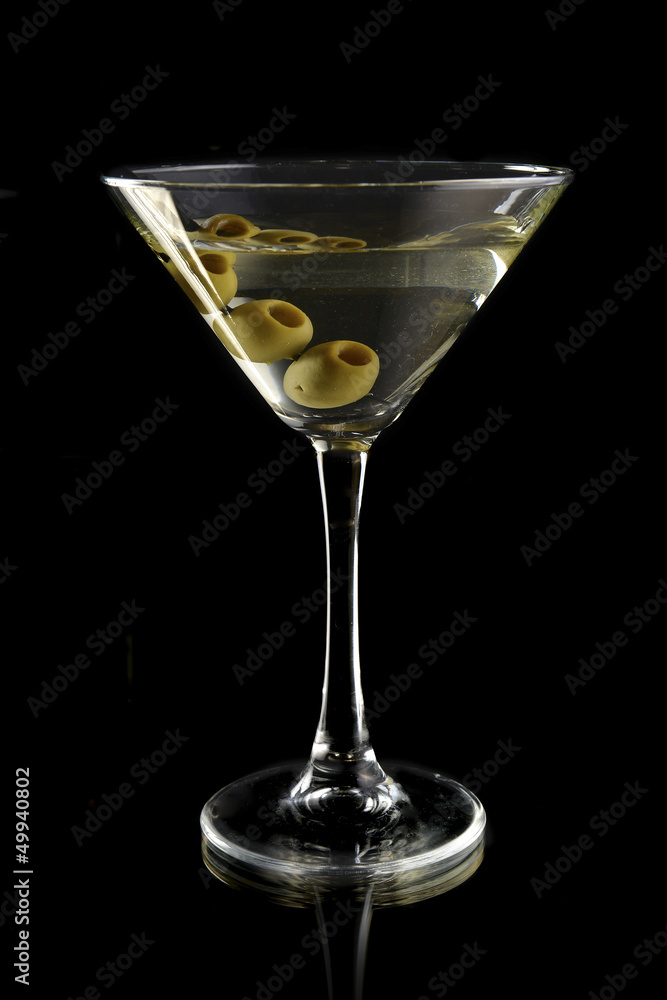Martini with olives Martini with olives