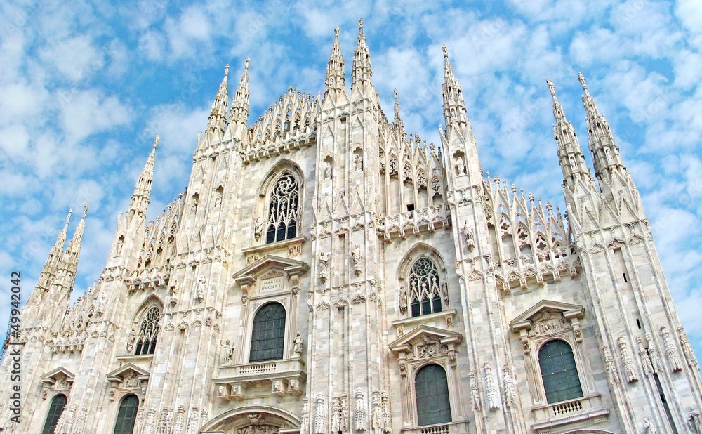 spire of the cathedral of Milan