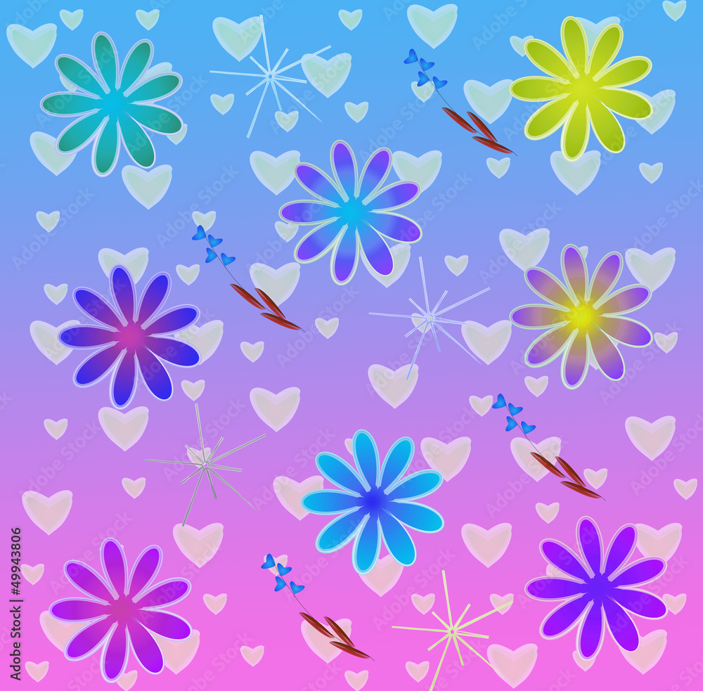 Flower of frame Flower of frame
