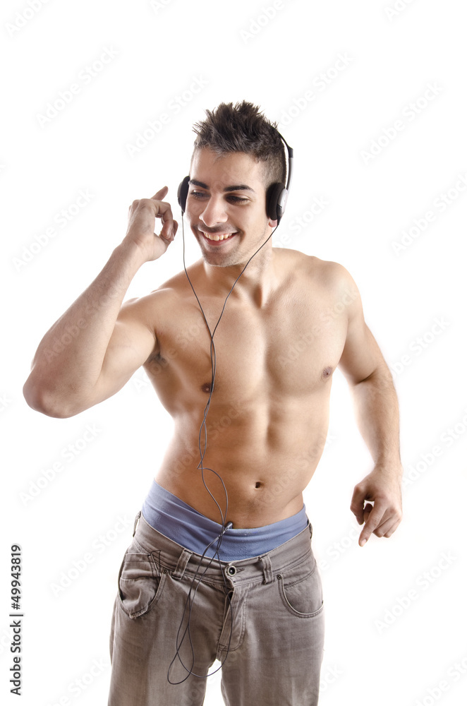 Fototapeta premium Music fit lover