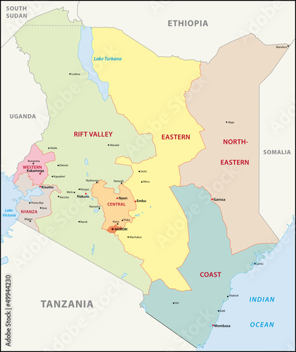 Kenia Administrativ