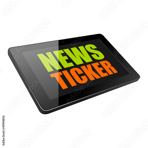 tablet news ticker I