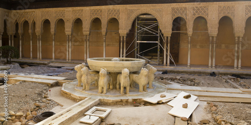 Lions Patio, Alhambra, Granada, Spain