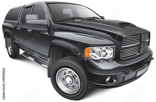 black large pickup