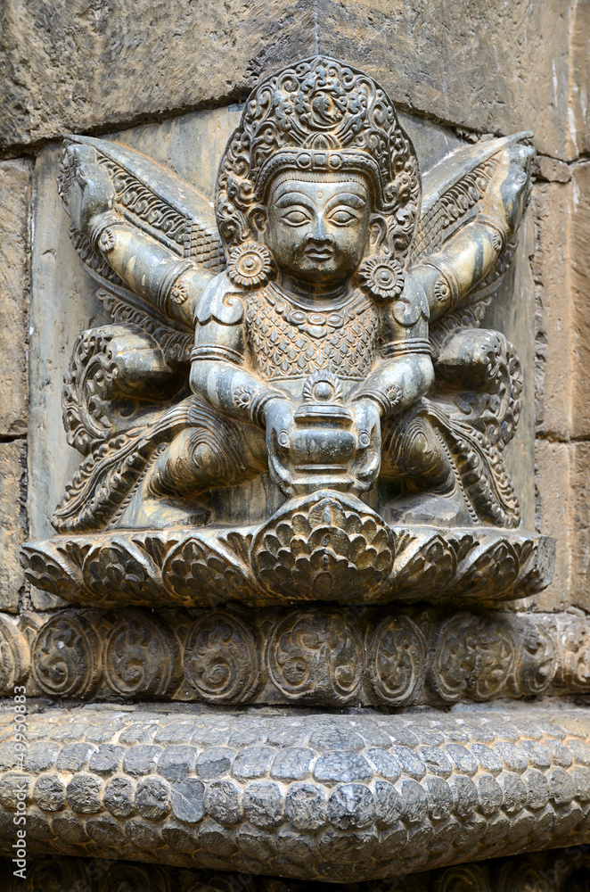 Ancient Hindu statue