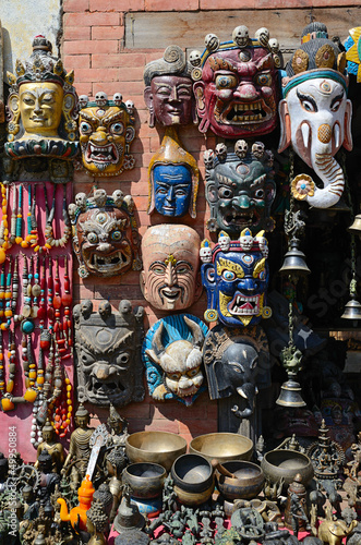 Wooden masks from Nepal