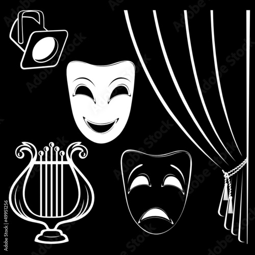 Collection of theatrical characters