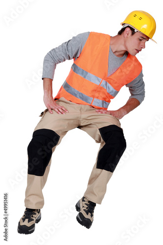 Photography Construction worker looking down