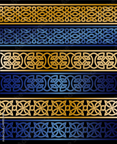 gold und blau