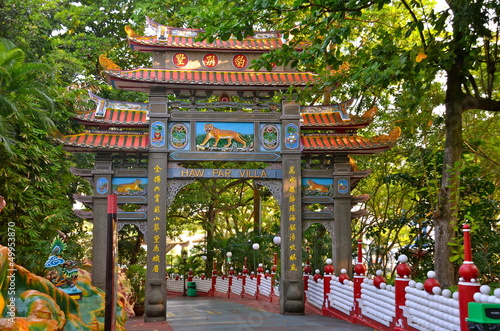 Haw Par Villa Gardens in Singapore