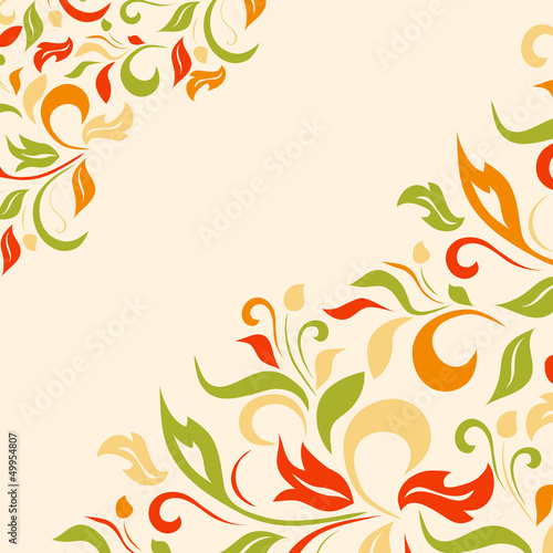 abstract background of colorful petals