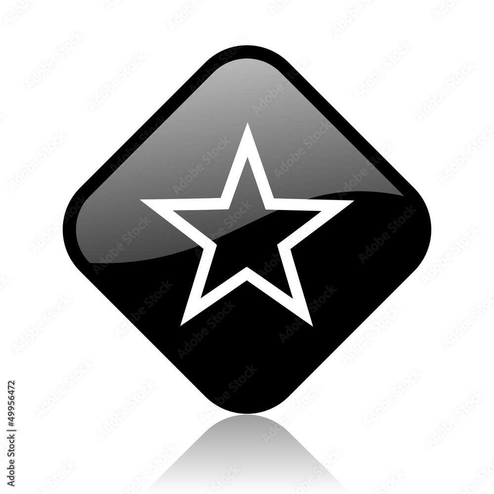 star black square glossy internet icon star black square glossy internet icon