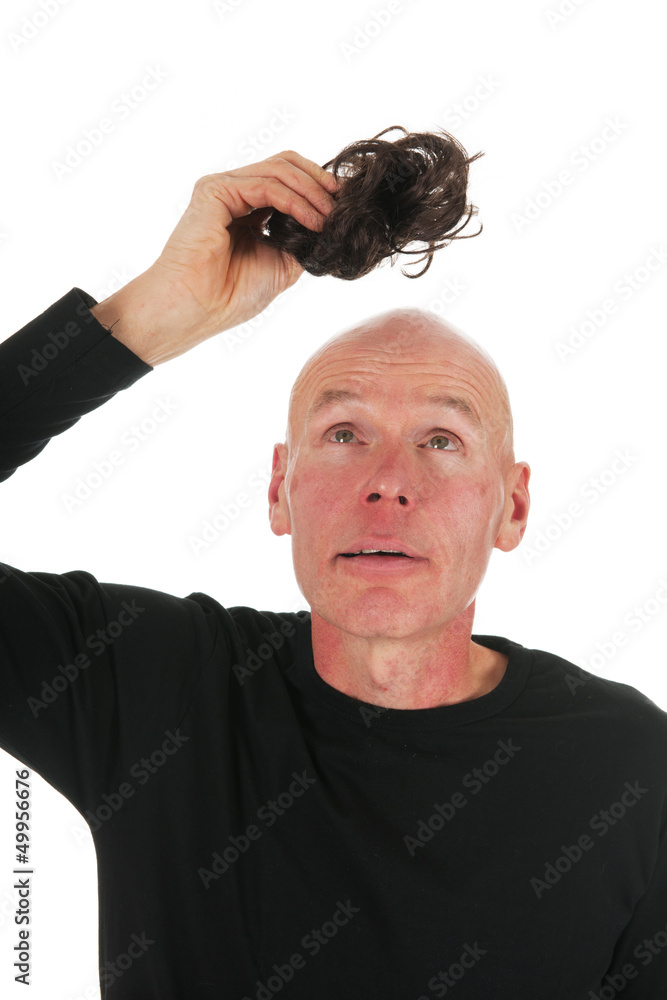 Obraz premium New hair for bald man