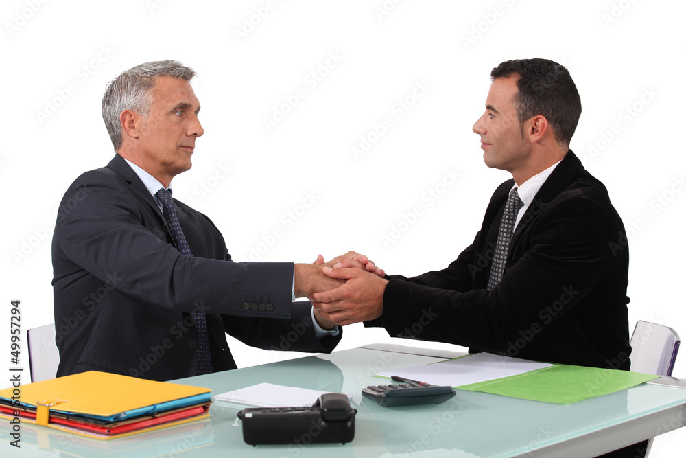 Fototapeta premium A business handshake