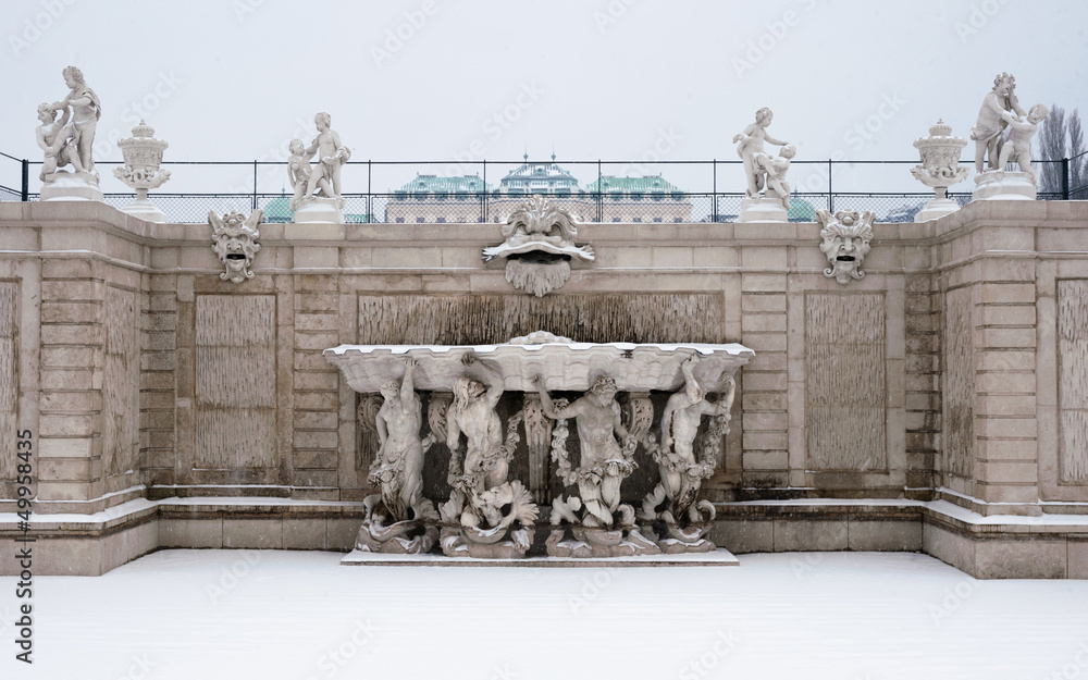 Fototapeta premium BelvedereBrunnen