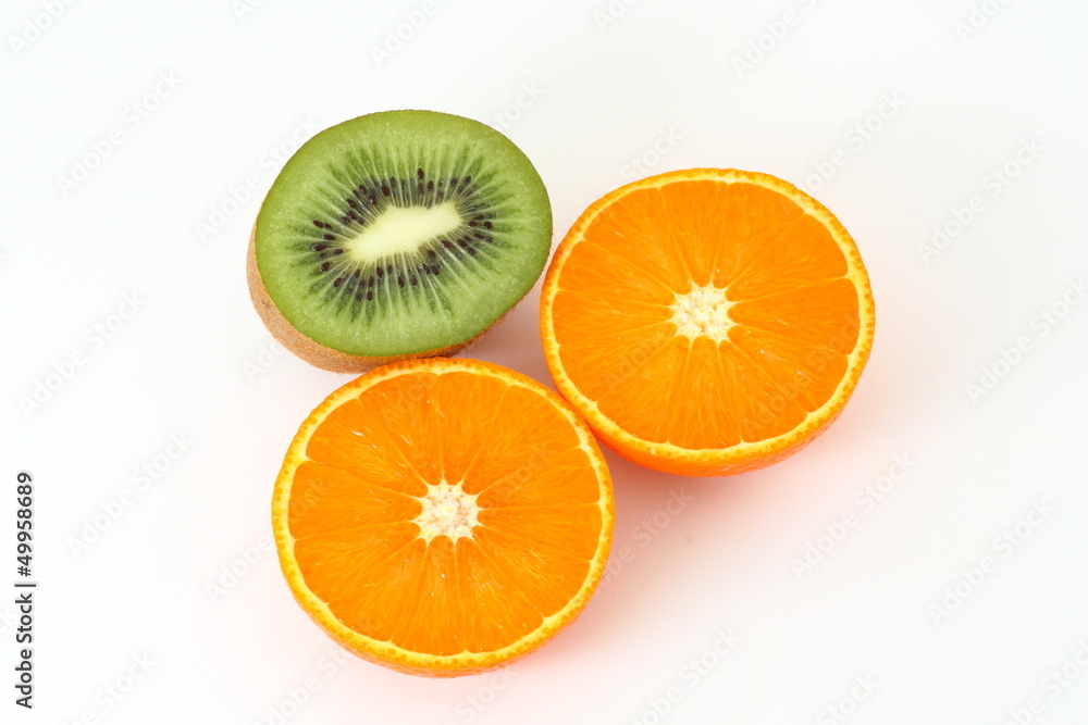Kiwi y naranja Kiwi y naranja