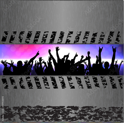 Party people vector background