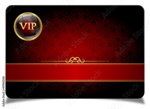 Red vip card