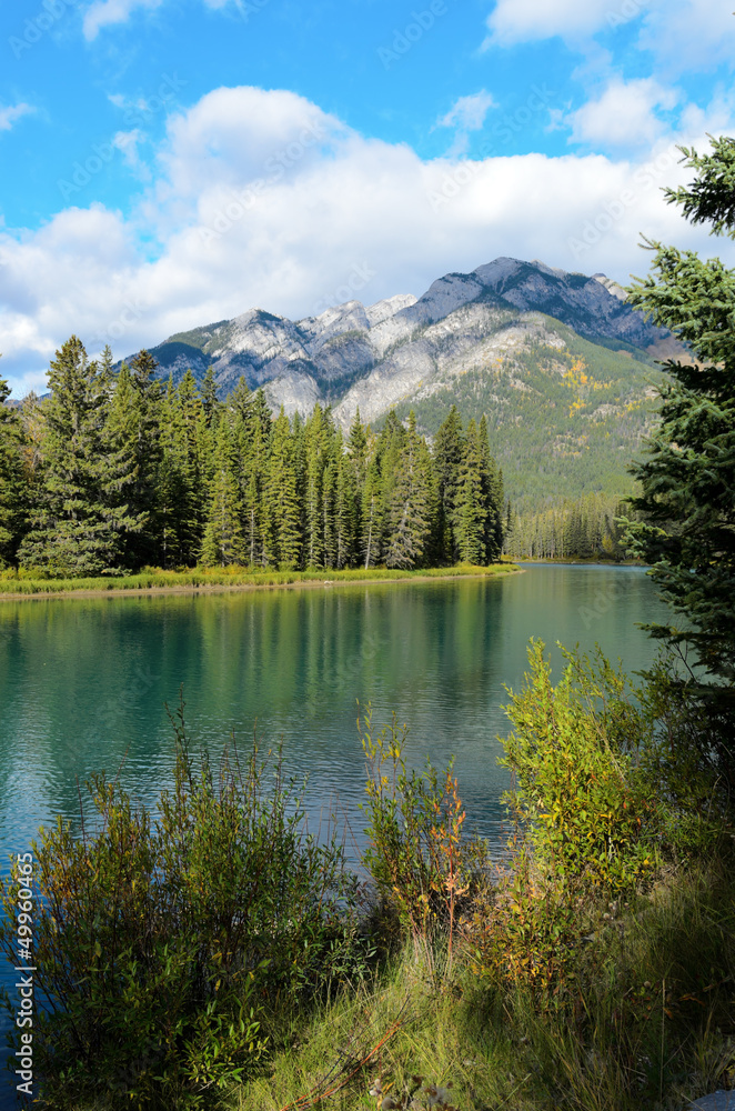 Bow River in Banff Bow River in Banff