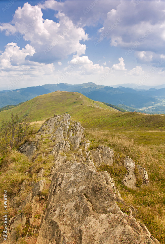 Polonina Carynska. Bieszczady Mountains