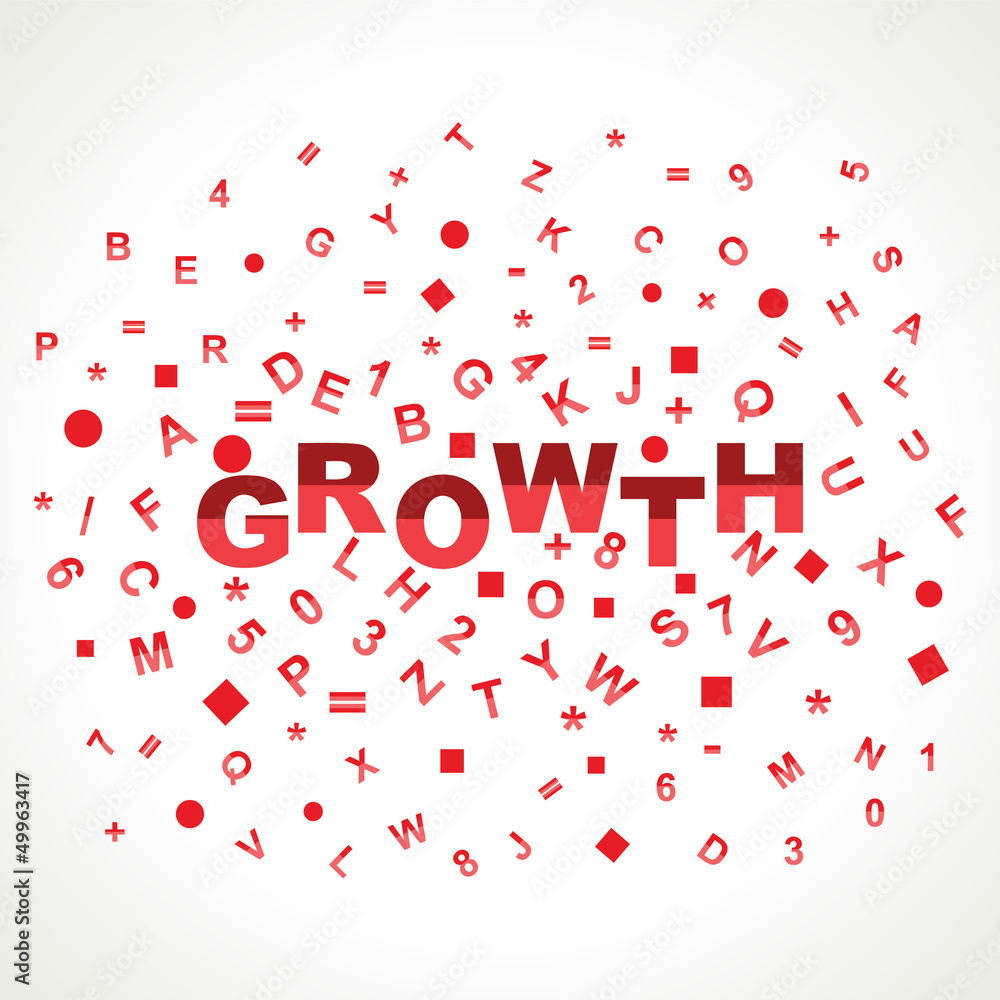 Growth word with in alphabets
