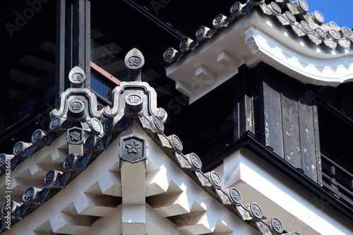 熊本城　天守閣の屋根瓦