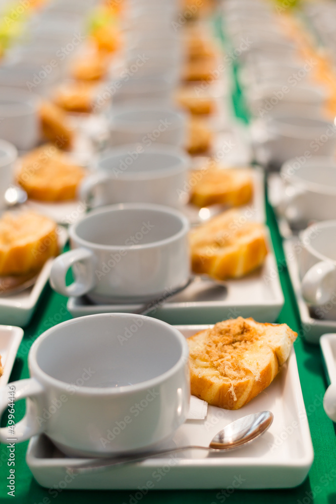 fried Bread with dried shredded pork Thai dessert fried Bread with dried shredded pork Thai dessert