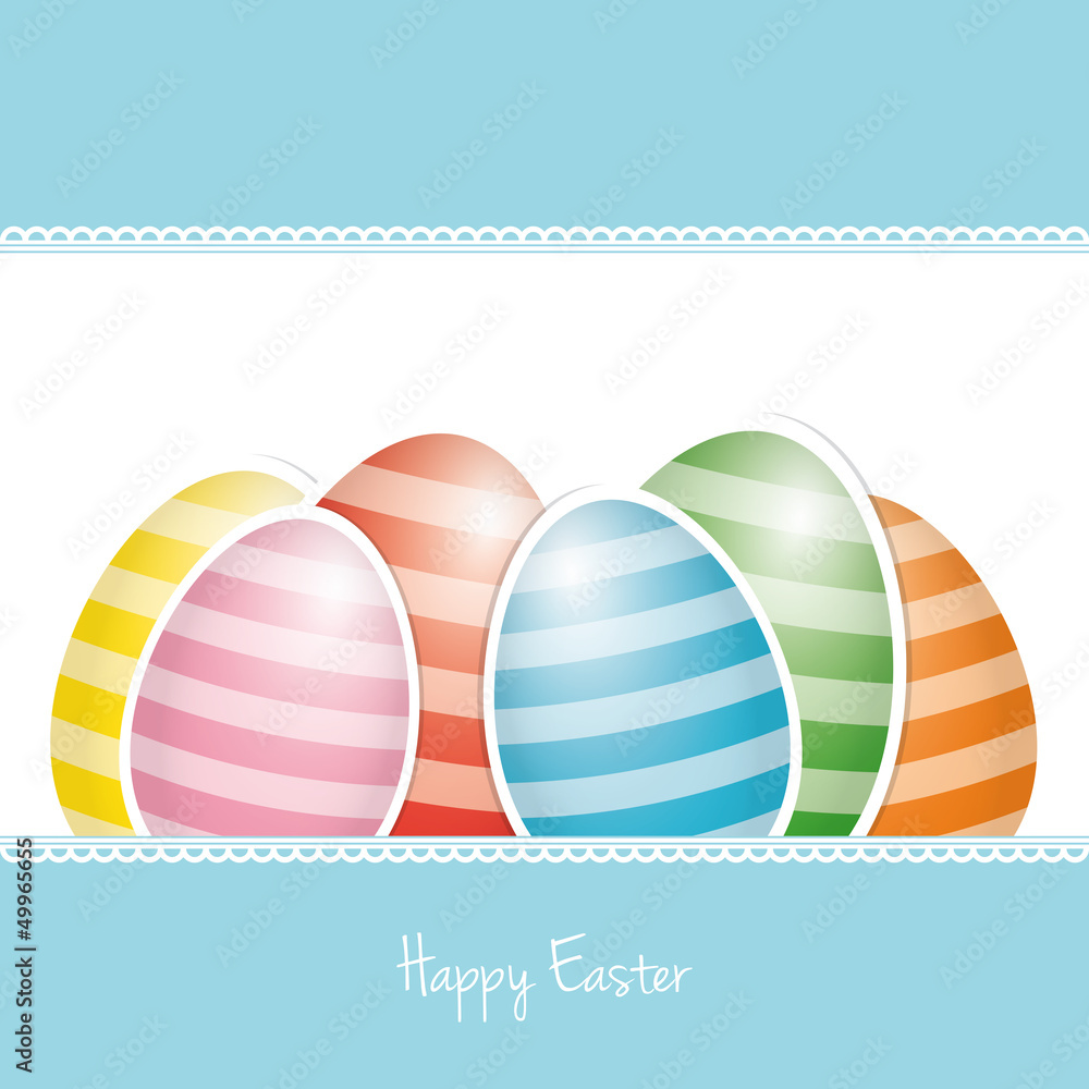 colorful white striped easter eggs card background colorful white striped easter eggs card background