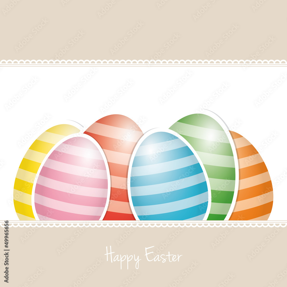 colorful white striped easter eggs card background colorful white striped easter eggs card background
