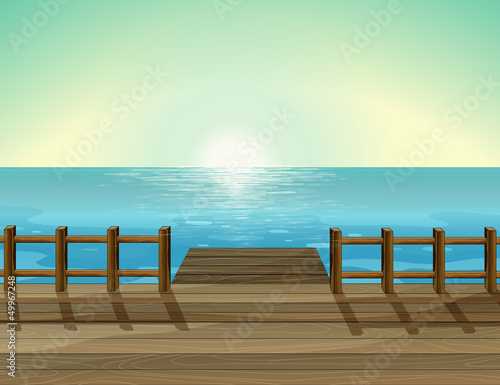 A sea scenery