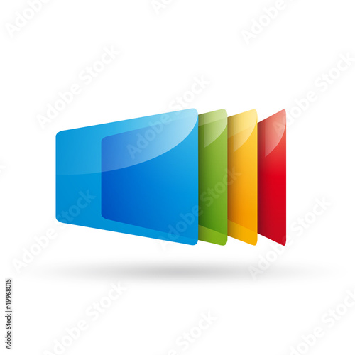 Vector logo television