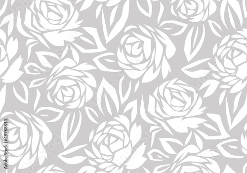 Seamless abstract rose flower background