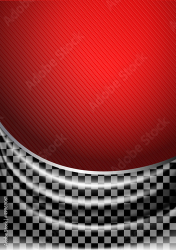 Silk tissue in checkered
