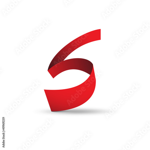 Vector Logo strip letter S