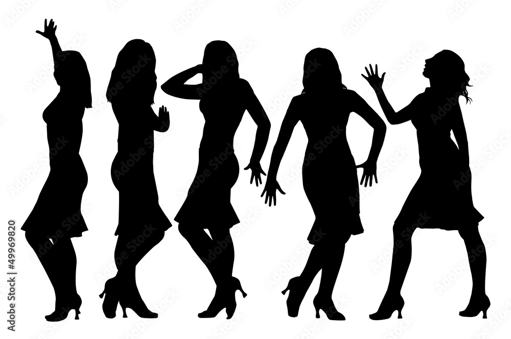 Fototapeta premium Beautiful girls posing