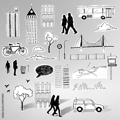 Vector City Elements