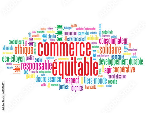 Nuage de Tags COMMERCE EQUITABLE (solidaire éthique responsable)