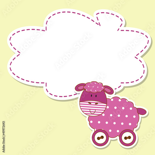 Baby Sheep - Pecorella - Place your text