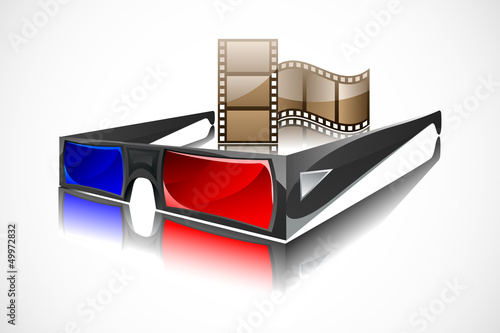 3d Glasses with Film Reel