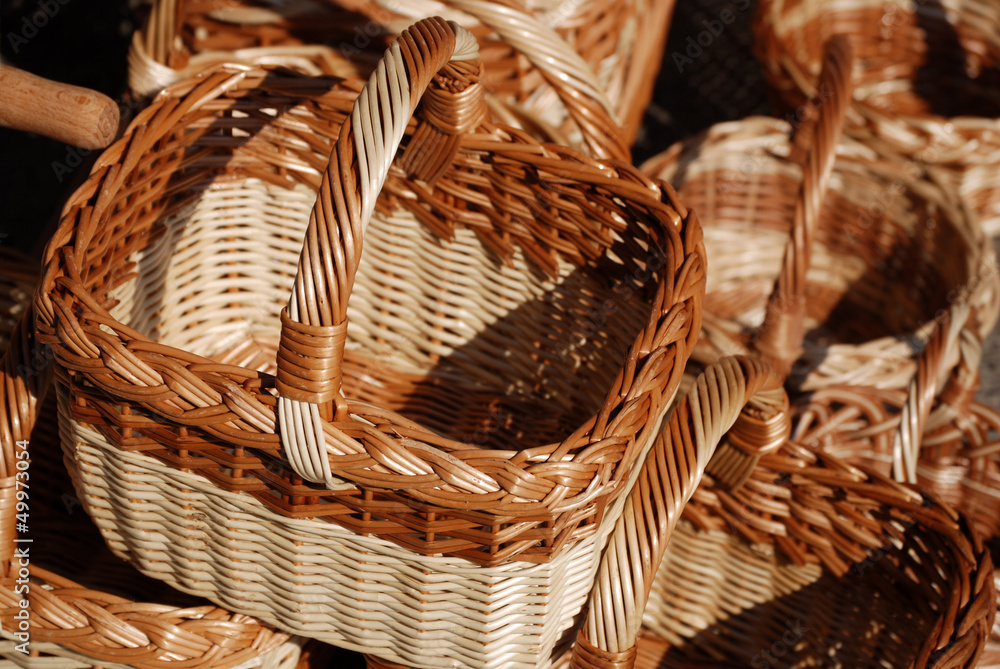 Obraz premium Handmade wicker basket