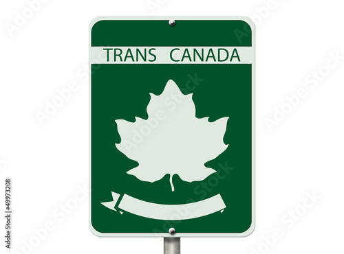 Trans Canada Highway Sign photo