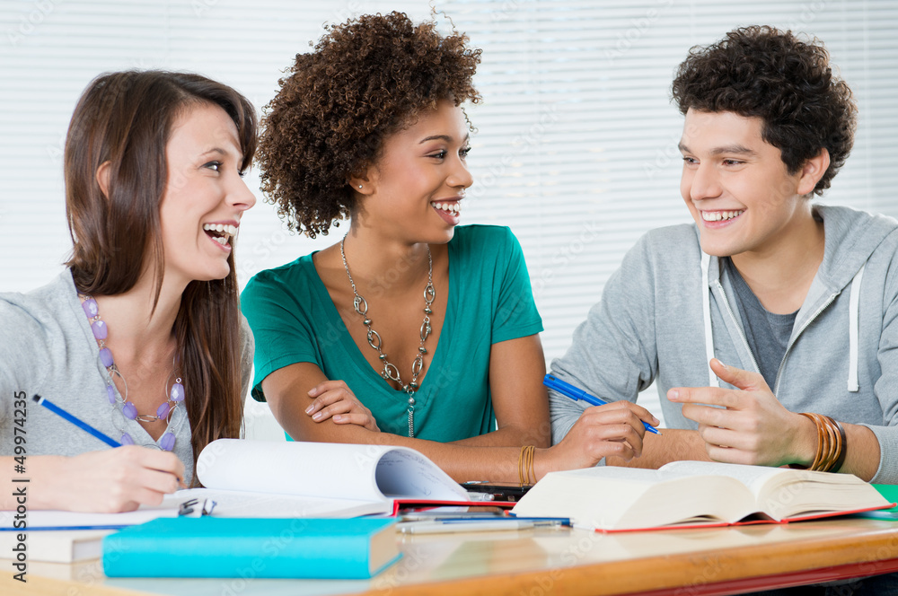 Group Of Friends Studying Together Group Of Friends Studying Together