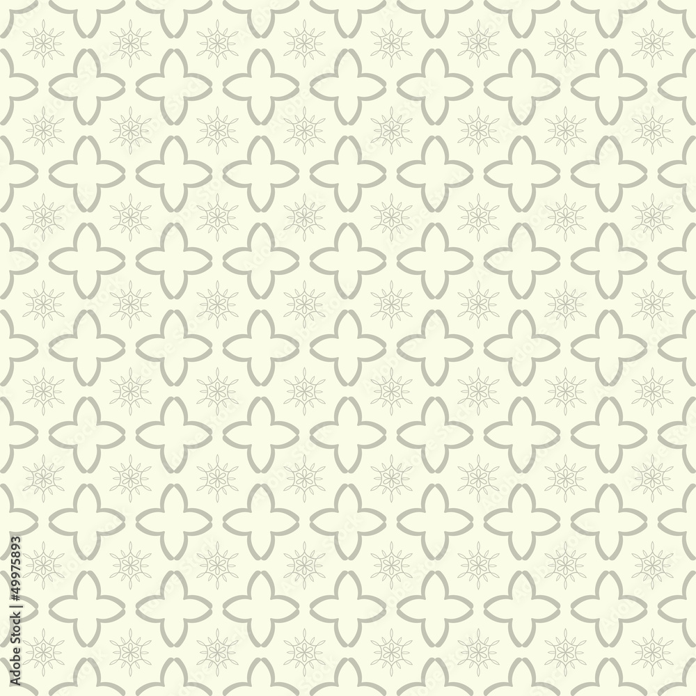 Pastel decorative seamless ornamental pattern