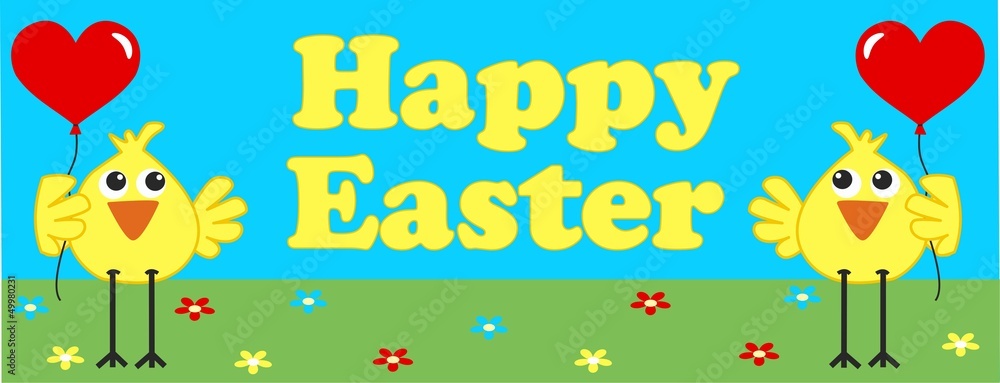 Fototapeta premium happy easter
