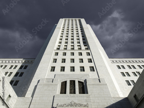 Los Angeles City Hall with ...