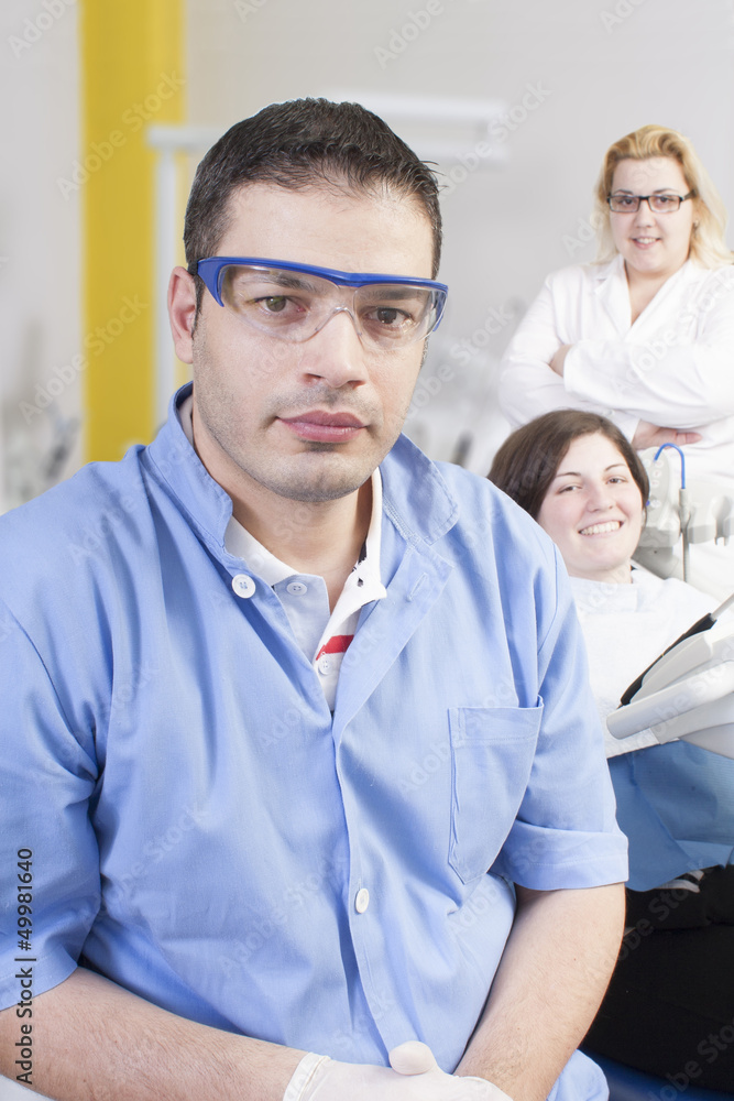 Fototapeta premium Dentist team