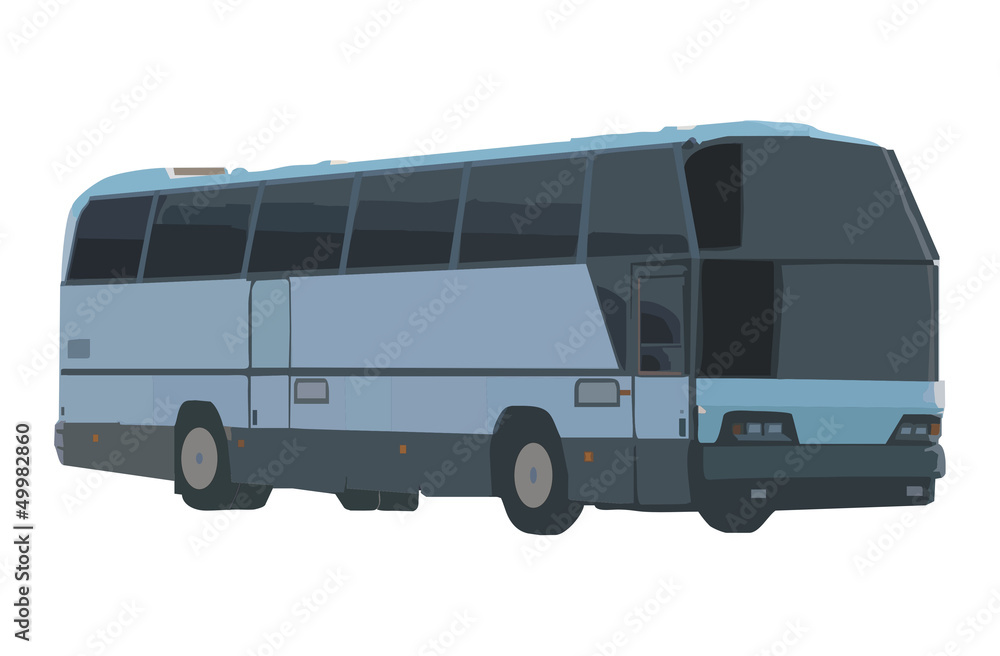 illustration of bus