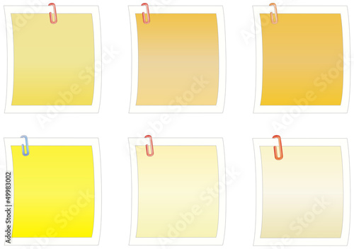 set of blank notes